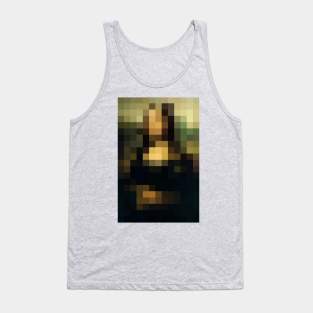 The pixelated MonaLisa Tank Top